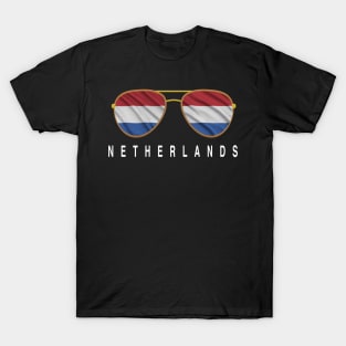 Netherlands Sunglasses, Netherlands Flag, Netherlands gift ,   Dutch , T-Shirt